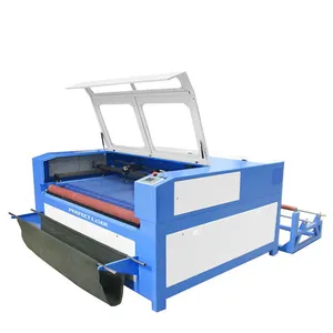 130W-150W 1600X1000MM CO2 Laser Engraver Cutter With Auto Feeding for Roll Fabric thumbnail-1