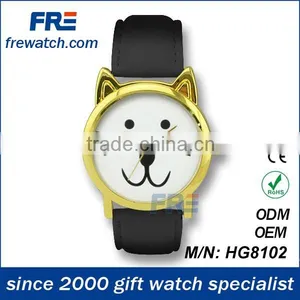 2015 Hoe Sales Fashion Lady Watch With Cat Pattern Newest Cat Watch for Girls thumbnail-4