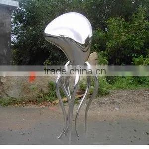 Stainless Steel Garden Metal Jellyfish Sculpture thumbnail-1