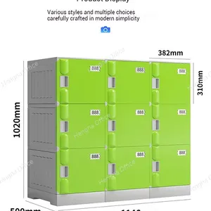 Durable ABS Plastic School Lockers With Multiple Lock Options - Secure Storage Solution for High School Students thumbnail-5