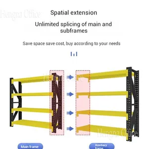 Expandable Industrial Racking System – Main/Sub Frame Combo for Scalable Storage in E-Commerce Fulfillment thumbnail-4