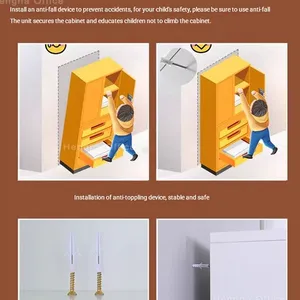 Steel Bookcase With Glass Door for Apartment — Space Saving Storage Cabinet With Tempered Glass Door thumbnail-5