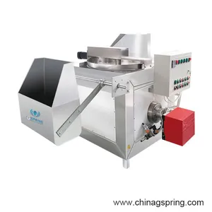 Semi-automatic Batch Fryer Food Frying Machine for Nuts Fruit Vegetable Potato Chips Frying Snack Food Processing Equipment thumbnail-2