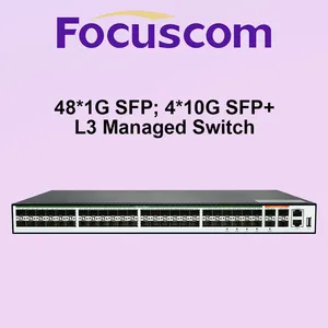 L3 Managed Gigabit Fiber Switch With MPLS, 48-Port SFP and 4-Port 10G SFP+ Uplink, Enterprise-Level Access Switch Focuscom S5630-48SF4SX thumbnail-1
