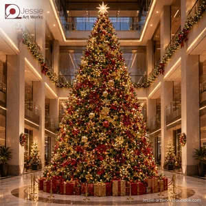 Large Christmas Tree Display Decoration for Mall and Hotel thumbnail-3