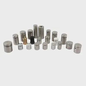 SS304 Stainless Steel Standoff Hollow Type Matte Black Finish 30mm Diameter Wholesale Price thumbnail-5