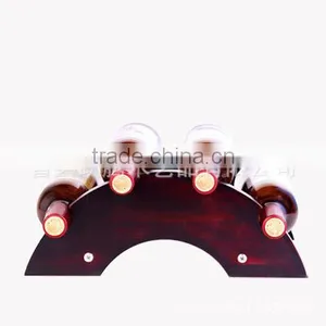 Wooden Wine Bottle Rack, Wine Display Wooden Stand, Single Bottle Holder Wine Rack thumbnail-3