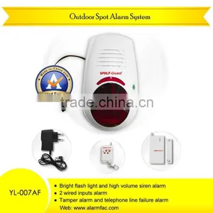 Best Quality Outdoor Waterproof Spot Alarm System With LED Flash Siren thumbnail-1
