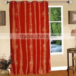 TAFFETA EMB CURTAIN thumbnail-1