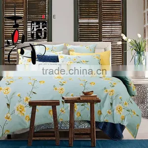 Spring Beautiful Flower Printed 4 Pieces Bedding Sets thumbnail-3