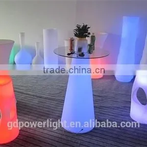 PE Plastic Bar Table With LED Light and Remote Control YXF-50120K thumbnail-6