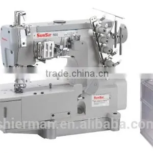 SunSir SS-C500D-01CB High Speed Direct Drive Flat Bed Interlock Industrial Sewing Machine thumbnail-2
