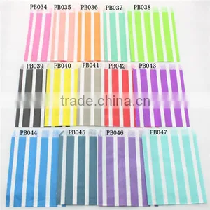 Vertical Striped Paper Favor Bags 5'' x 7'' Best Party Gift Bag thumbnail-1