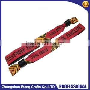 Factory Direct Sale One Direction Events Fabric Wristbands,custom Woven Fabric Wristbands thumbnail-1