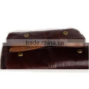Brown Men's Genuine Leather Cowhide Messenger Shoulder Waist Bag Bum Bag thumbnail-5