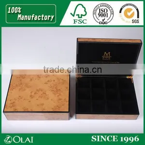 Fancy Wooden Tea Set Packaging Box,Packaging Tea Case,Custom Tea Packaging Box thumbnail-1