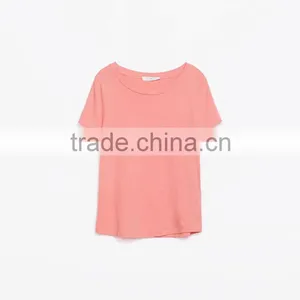 Ladies Normal Design Organic Cotton High Quality T-shirt thumbnail-1