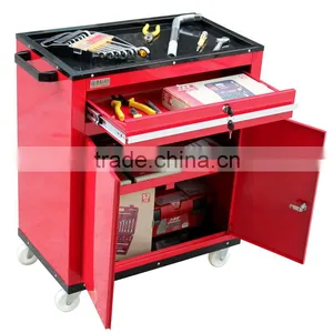 LAOA Blue Color One Drawer Double Door Multifunction Repair Tool Trolleykraftwelle Tool Trolley Case, Tool Box Trolley thumbnail-3