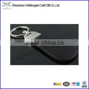 Custom Personal Keychain High Quality pu Leather Car Logo With Embossed Logo Promotion Quality Choice thumbnail-1