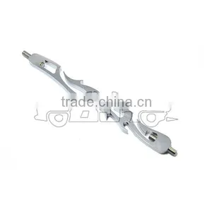 BJ-SL288-03 High Quality Chrome Aluminum Motorcycle Flame Shifter Rod thumbnail-2