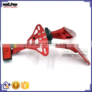 for Yamaha BJ-LPL-TMAX001 High Quality Parts Lisence Bracket Red CNC Aluminum Tail Plate for T MAX 530 2013-2015 thumbnail-4