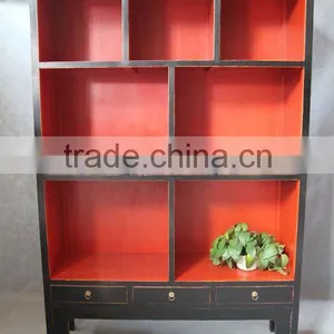 Chinese Antique Solid Wood Display Cabinet thumbnail-1