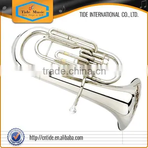 High Grade Euphonium, Brass Body, Gold Lacquer, Bb 3 Piston Valves thumbnail-1