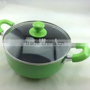 Top Quality Mini Non-stick Ceramic Sauce Pots With Lid Cooking Pot Casserole thumbnail-1