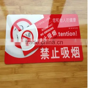 Warning no Smoking Sign Acrylic thumbnail-3