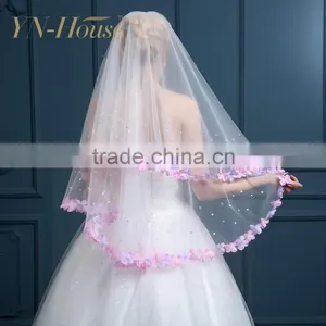 Belly Dance Silk Face Indian Muslin Wedding Veil thumbnail-5