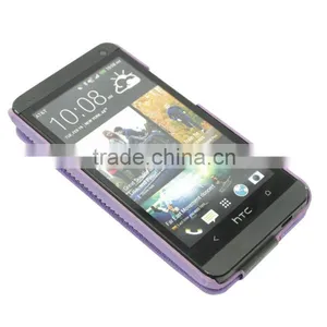 CONTINUING HOT CUTE S LINE HANDMADE PU LEATHER FLIP COVER CASE FOR HTC ONE M7 thumbnail-1