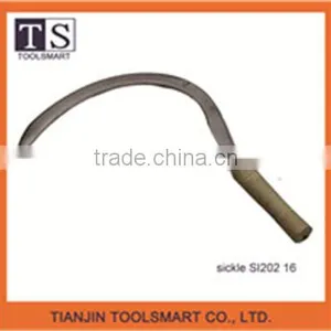 Steel Grass Tooth Sickle 34cm With Wooden Handle on Hot Sale thumbnail-5
