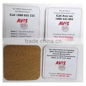 Square MDF Coasters Printed Your Logo thumbnail-1