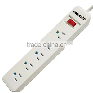 6 Outlets US Standard 110v Surge Protector With Shutter Overloading Protection thumbnail-5