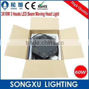 3 Heads 3X10W Led Moving Head Used Stage Lighting for Sale thumbnail-6