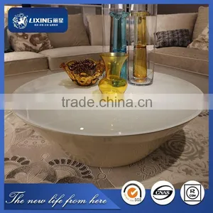 LC1450C#top Selling White Round Coffee Table thumbnail-1