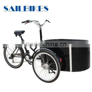 Family Cargo Bike Dutch Tricycle for Kids thumbnail-1