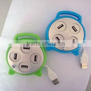 Min Hot Selling and Mini USB HUB WITH 4PORT CLOCK USB HUB thumbnail-1