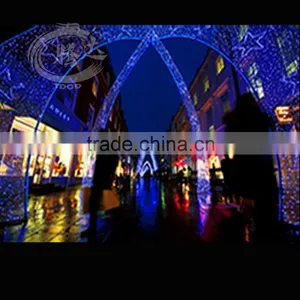 Street Arch Bridge Lantern Lighting thumbnail-1