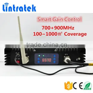 300~1000sqm Coverage 700 900mhz Dual Band Gsm Signal Booster 2g 4g Lte Repeater thumbnail-1