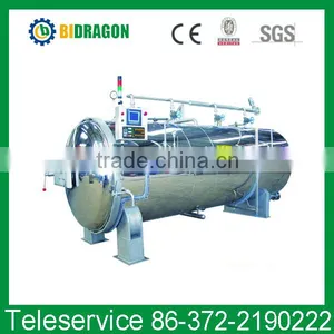 Stainless Steel Steam Autoclave Sterilizer for Packaged Food thumbnail-1