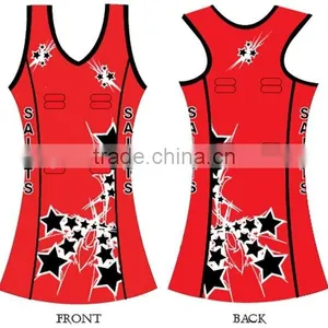 Green and Yellow Color Netball A-line Dress Design for Sale thumbnail-2