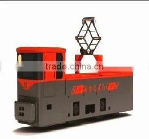 The Newest 7T Variable Frequency Overhead Line Electric Locomotive for Underground Mine thumbnail-1