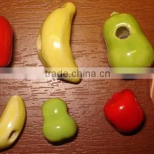 Fruit Shaped Ceramic Beads thumbnail-1
