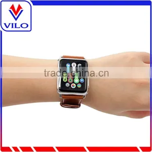 Genuine Leather Single Tour Bracelet Leather Band Strap For Apple Watch 38mm 42mm thumbnail-5