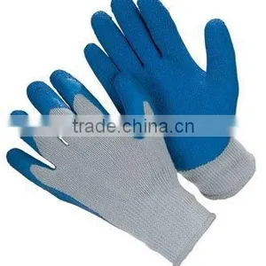 Green Dipped Latex Cotton Gloves thumbnail-1