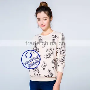 Wholesale Custom Crewneck Allover Printed Sweatshirt thumbnail-2