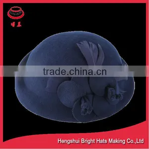 Ladies Winter Wool Felt Beret Beanie Hat With High Quality thumbnail-5