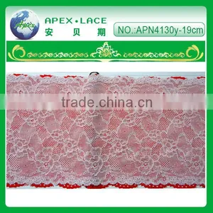 Elastic Trim Lace Design for Wedding Dress-APN4130y-19cm thumbnail-1