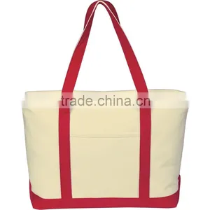 Large Heavy Cotton Beach Bag thumbnail-4